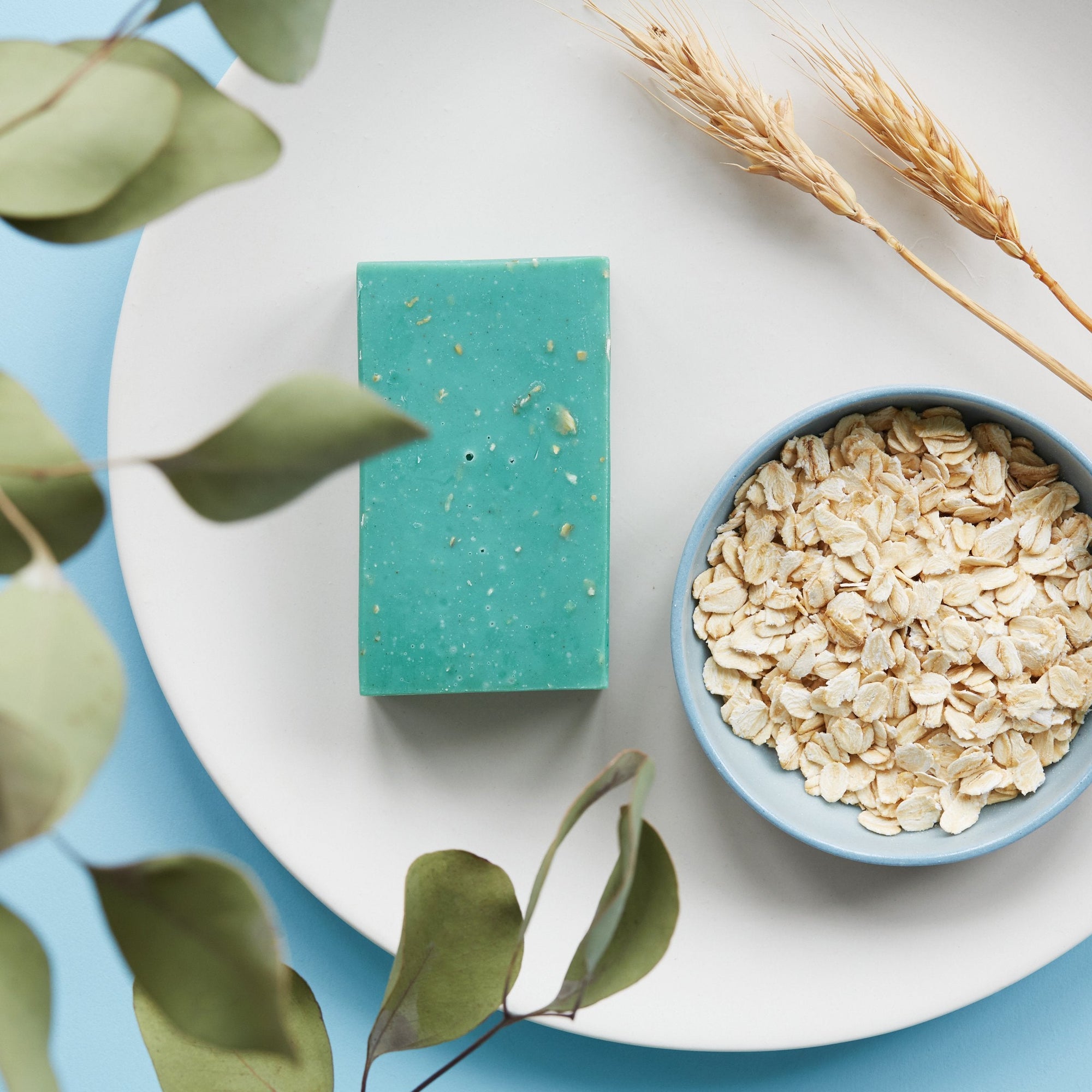 Tea Tree, Eucalyptus & Oats Natural Handmade Soap