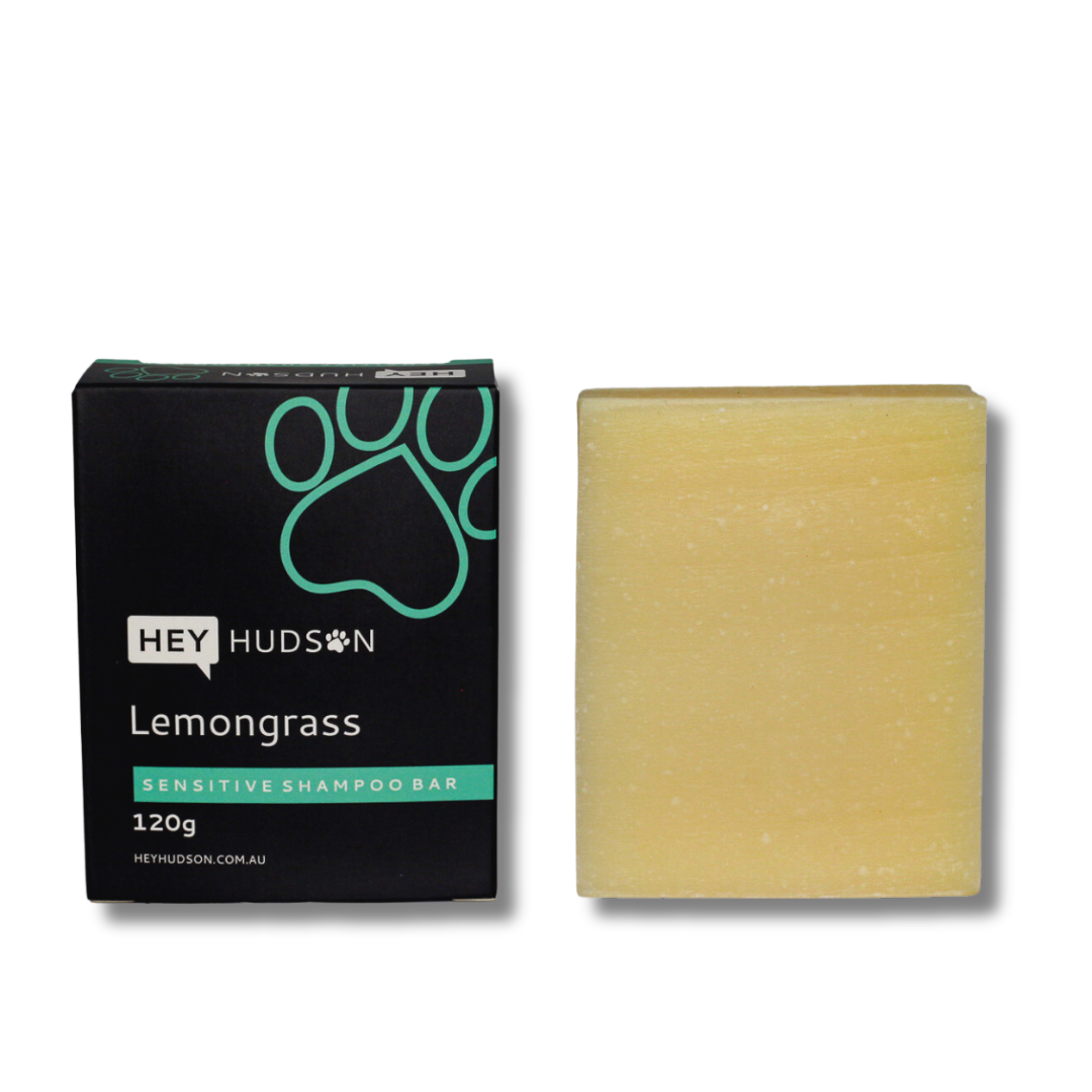 Sensitive Soap-Free Shampoo Bar for Pets - Lemongrass