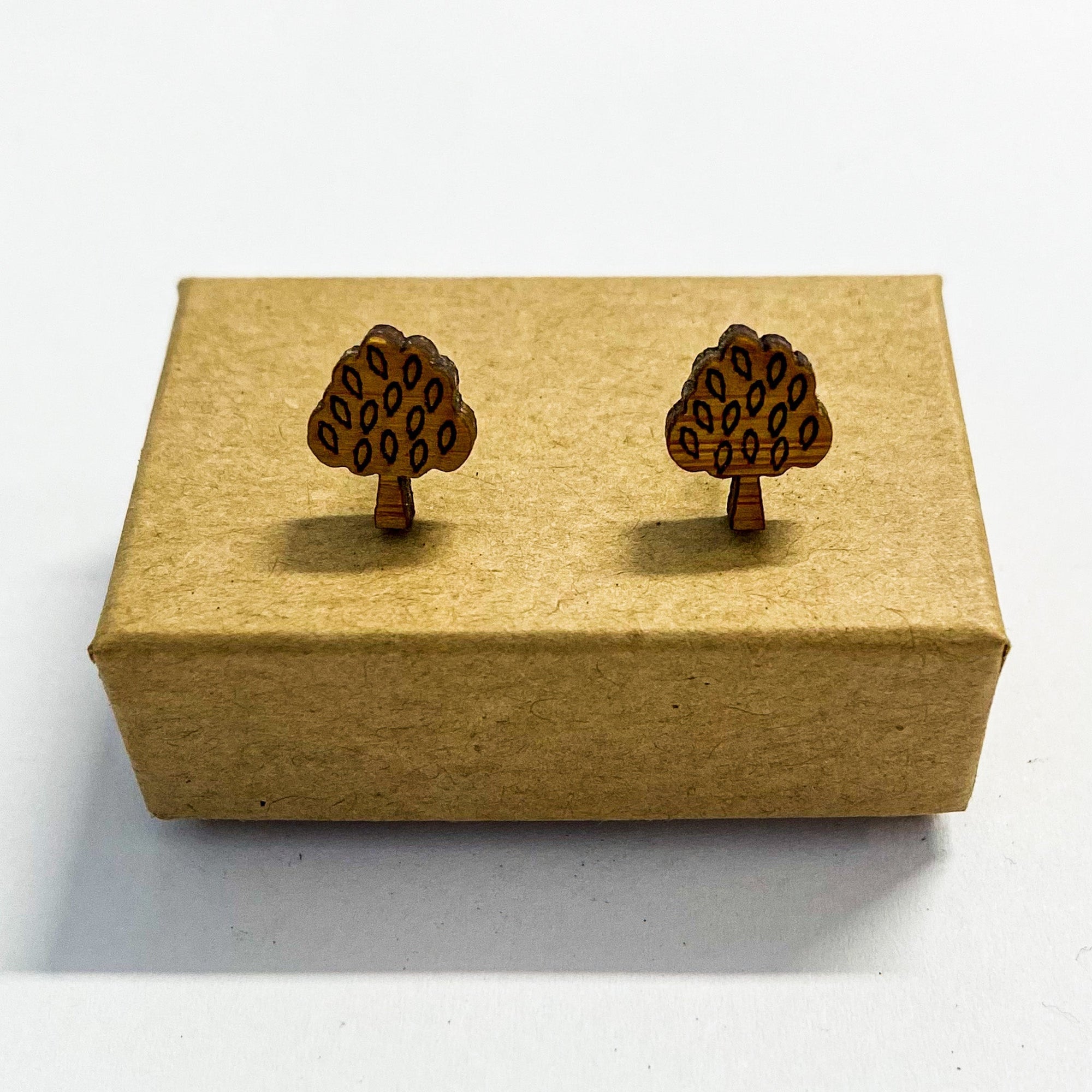 Handmade Paper Tree Earring