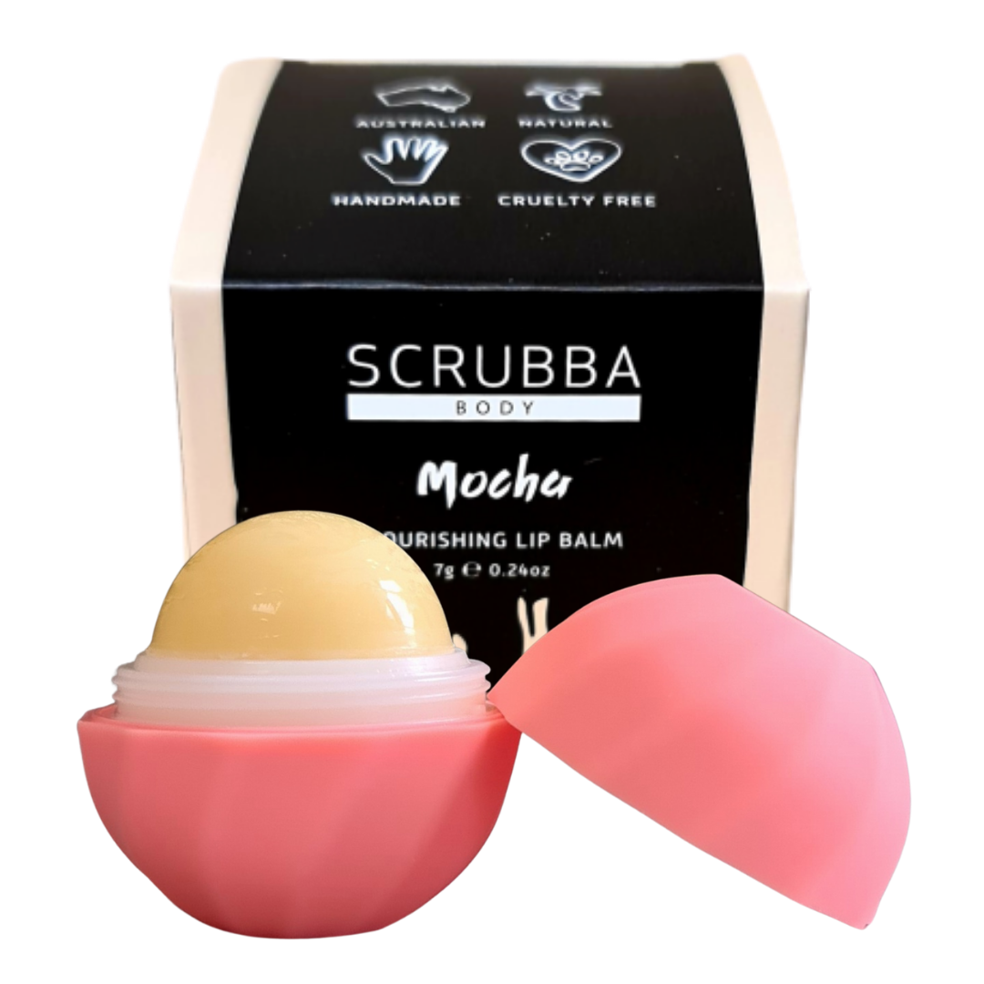 PINK Mocha Natural Lip Balm